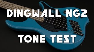 DINGWALL NG2 Bass Guitar Test  Nolly Getgood Signature Bass Guitar [upl. by Soiritos]