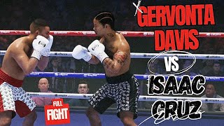 Gervonta Davis vs Isaac Cruz 2 FULL FIGHT July 19 2025 Simulation [upl. by Maurits]