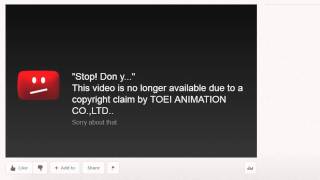 This video is no longer available due to a copyright claim by TOEI ANIMATION COLTD [upl. by Bathilda]