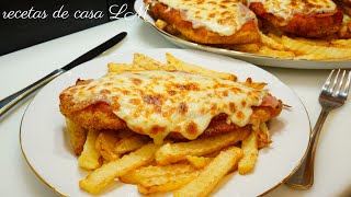 MILANESA DE POLLO A LA NAPOLITANA [upl. by Nahamas508]