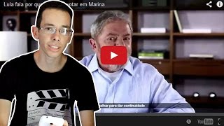 Humurista explica porque e como fez vídeo falso do Lula pedindo voto pra Marina [upl. by Smart786]