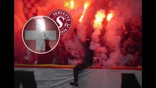 Servette Fc fans section grenat [upl. by Aitan]