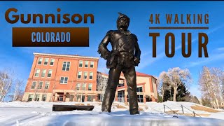 A Beautiful Brisk Day in Gunnison Colorado  Walking Tour [upl. by Chlori]