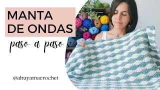 Hermosa puntada de cuadrados a crochet especiales para mantas blusas chalecos y bufandas [upl. by Webb]