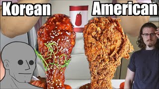 Following Instructions from Joshua Weissman Fried Chicken  Korean vs American [upl. by Haral]