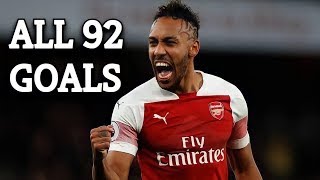 Aubameyang All 92 Goals For Arsenal 2018  2021 [upl. by Valerio888]