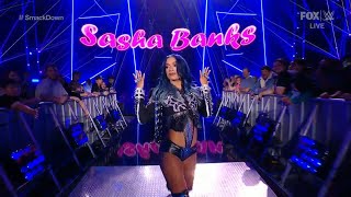 Sasha Banks Entrance  Smackdown November 26 2021 [upl. by Vasili791]