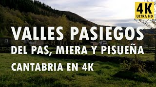 Valles Pasiegos del Pas Miera y Pisueña  Cantabria en 4K [upl. by Vita316]