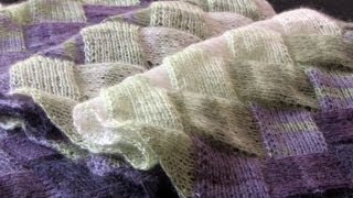 Learn to Knit Entrelac Part Two [upl. by Celesta644]