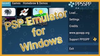 How to play PSP games on computer Install PSP Emulator PPSSPP on Windows [upl. by Heinrik]