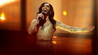 Conchita Wurst Eurovision Song Contest Winner 2014 Final Performance Austria LIVE [upl. by Alyse]