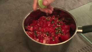 HOMEMADE SPICY SALSA DIP RECIPE [upl. by Nho]