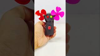 How to make DC Motor fan with Touch Control  DC motor mini fanMaking Mini FanDC Motor life Hacks [upl. by Fayina]