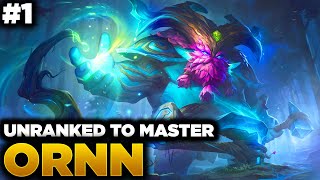 Unranked to Master Ornn 1  Season 13 Ornn Gameplay  Best Ornn Builds  Ornn Gameplay Guide [upl. by Eilyw941]