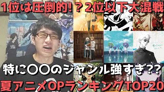 【2023年夏アニメ】おすすめ主題歌OPランキングTOP20【2クールぶりに復活！！1位は圧倒的！？2位以下大混戦！！特に〇〇のジャンルが強すぎた？？】※音量要注意 [upl. by Nnyl91]