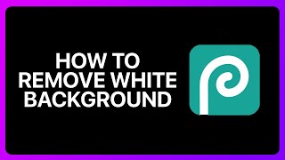 How To Remove White Background In Photopea Tutorial [upl. by Demha]