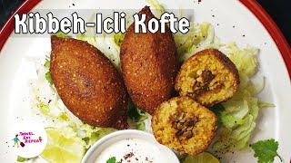 Turkish Icli Kofte Recipe Also Known As Kibbeh in Lebanon  Easy Recipe For Beginners [upl. by Nichole676]