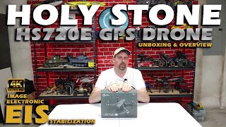 Holy Stone HS720E Brushless GPS Drone with EIS Unboxing amp Overview [upl. by Aspa802]