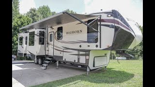 2017 Heartland Bighorn 3970RD luxury 5th wheel walkaround tutorial video [upl. by Hazaki181]