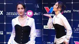 Elli Avrram Looks Stunning At Bollywood Hungama Ott Fest Panel Discussion 2024 [upl. by Tandie817]