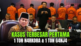 TERBESAR ERA PRABOWO BONGKAR Kasus 1 TON NARKOBA [upl. by Elsey53]