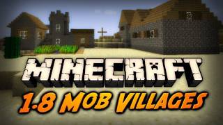 Minecraft Beta 18 Pre Mob Villages  TNT  Fun [upl. by Adrian]