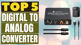 Top 5 Best Digital to Analog Converters in 2022  Best 5 Picks [upl. by Maxey]