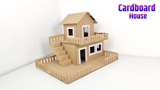 How To Make Cardboard House For Diwali  Gatte Ka Ghar Banane Ki Vidhi  Gharaunda Making For Diwali [upl. by Janessa]