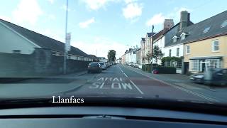 Driving Brecon Town Wales UK [upl. by Grote183]