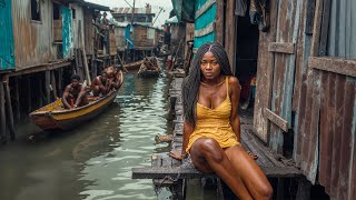 Life In a Floating Slum in Africa  Makoko [upl. by Ytsirk236]