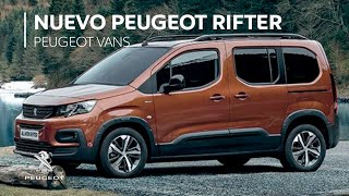 NUEVO PEUGEOT RIFTER  PEUGEOT VANS [upl. by Chappell]