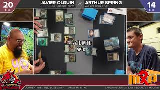 MTG Modern  Golgari Elves vs Amulet Titan  Laughing Dragon 20K Round 7 [upl. by Monjan]