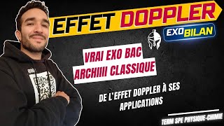 TERM SPE PHYSIQUE CHIMIE EFFET DOPPLER  EXO BILAN 🎯  FAIS CET EXO ABSOLUMENT ❗ [upl. by Savitt]