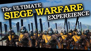 Siege Warfare Gameplay at its best  Conquerors Blade [upl. by Dilaw]