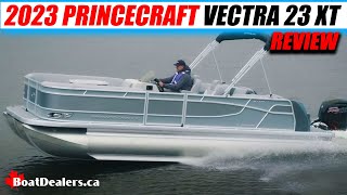 2023 Princecraft Vectra 23 XT pontoon boatreview [upl. by Harri]