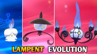 How To Evolve Litwick Into Lampent And Chandelure In Pokemon Sword amp Shield  Galar Pokedex [upl. by Wolsniw804]