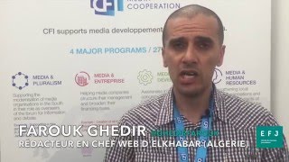 Interview Farouk Ghedir journaliste à ELKHABAR 4MParis [upl. by High882]