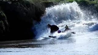 4 Severn Bore  12 March 2020 [upl. by Meyer]