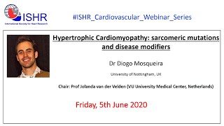 Dr Diogo Mosqueira  quotHypertrophic cardiomyopathy sarcomeric mutations and disease modifiersquot [upl. by Aerdnas]