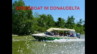 Speedboat Fahrt im Donau Delta  Ausflug mit Nicko Cruises [upl. by Jillene]