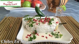 CHILES EN NOGADA  DELICIOSA RECETA [upl. by Iddet]