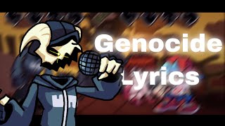 Friday night funkin’ Genocide Lyrics Vs Tabi Mod [upl. by Suanne]