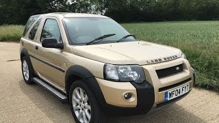 2004 LAND ROVER FREELANDER TD4 20 DIESEL 4X4 SUV VIDEO REVIEW [upl. by Alper]