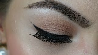 Eyeliner ziehen I Einfaches Lidstrich Tutorial für Anfänger [upl. by Ahseia]