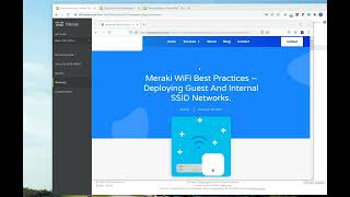 Meraki Guest SSID  quick basic configuration [upl. by Htebharas]