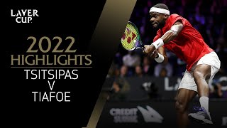 Stefanos Tsitsipas v Frances Tiafoe Highlights  Laver Cup 2022 Match 11 [upl. by Nrubua998]