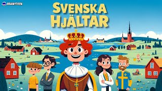 Svenska Hjältar  Sveriges Historia för Barn Säsong 1 Alfred Nobel Astrid Lindgren Gustav Vasa [upl. by Puduns442]