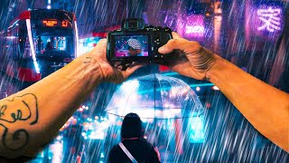 POV Rain VS Sony A7IV  Moist Street Photography 2470mm f28 [upl. by Mullen318]