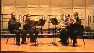 PRISM BRASS QUARTET Canzona Per Sonare No 1 Gabrieli [upl. by Ettecul]