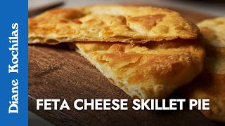 Feta Cheese Skillet Pie [upl. by Ehudd]